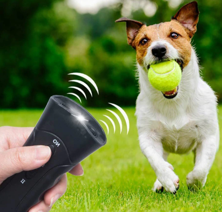 Ультразвуковой отпугиватель собак Ultrasonic Dog Chaser / Кликер для отпугивания собак - фото 3 - id-p225504352