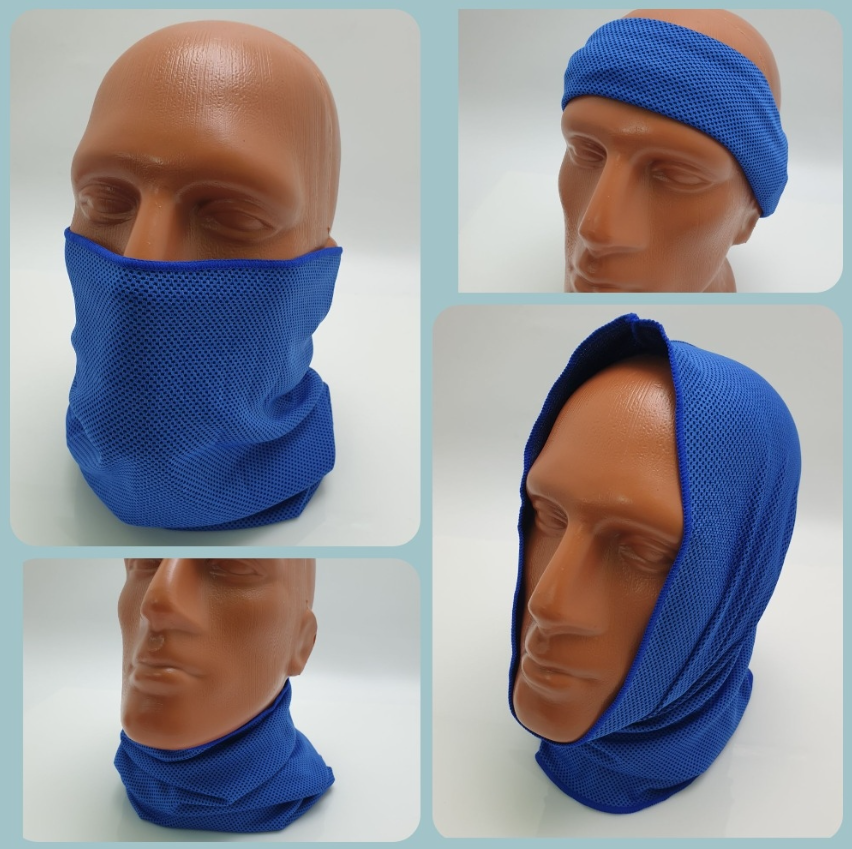 Шарф -маска на лицо Neck Gaiter / Снуд 16 вариантов ношения / Бандана - фото 2 - id-p225504375