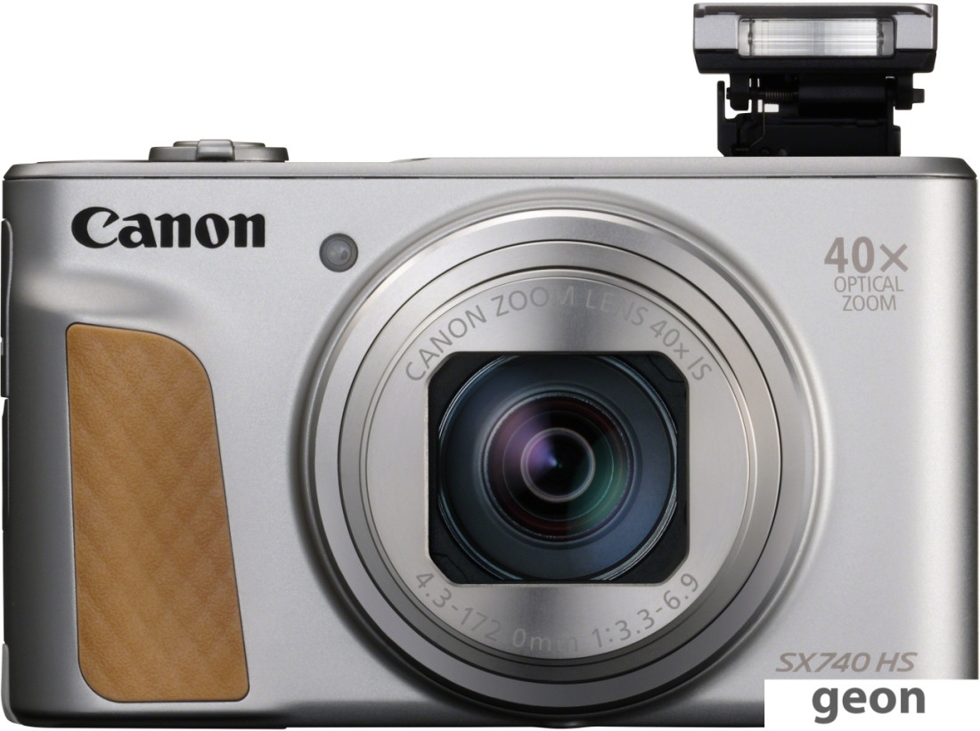Фотоаппарат Canon PowerShot SX740 HS (серебристый) - фото 2 - id-p225498076