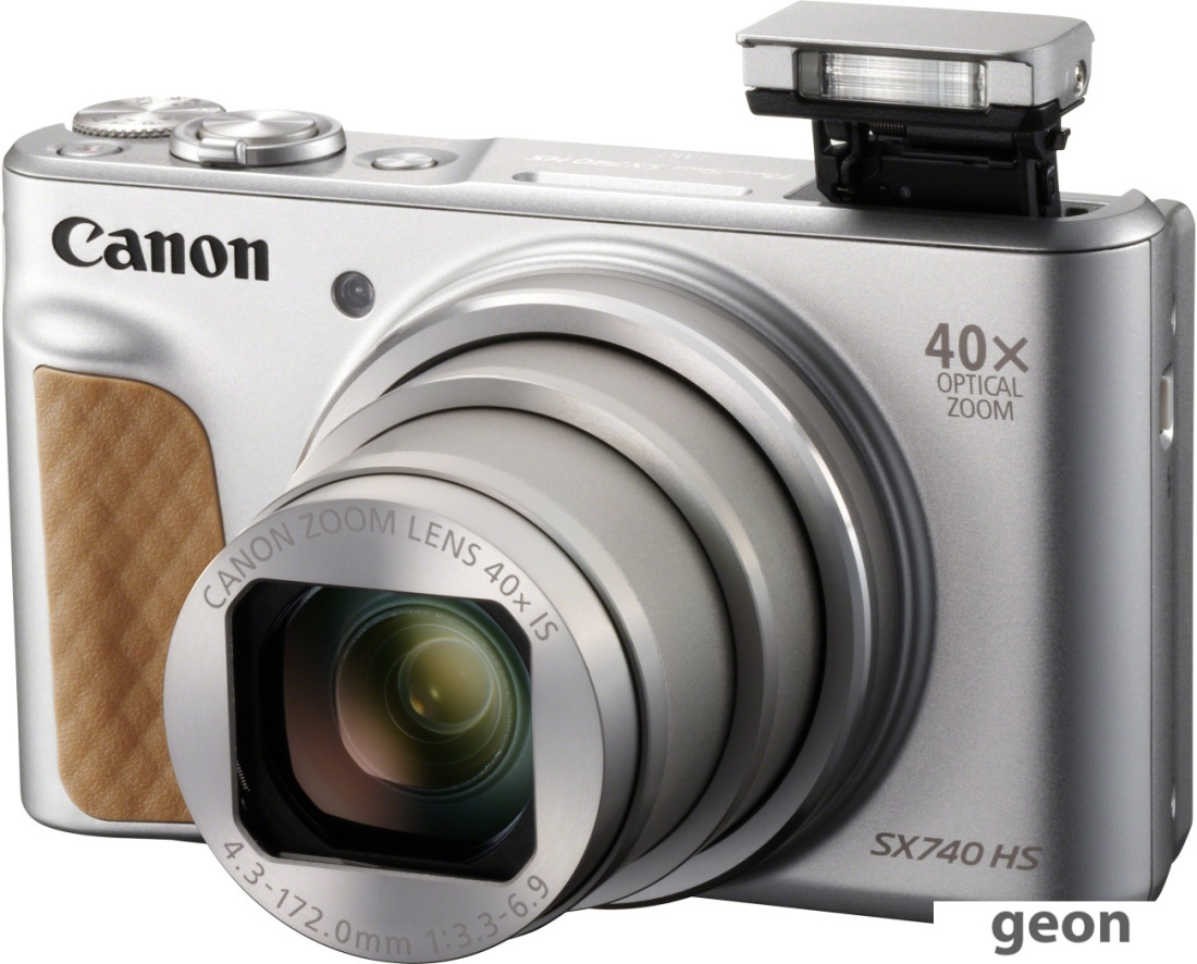 Фотоаппарат Canon PowerShot SX740 HS (серебристый) - фото 3 - id-p225498076