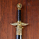 Кортик сувенирный  ножны металл золотой орел, фото 3