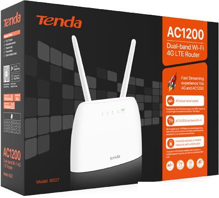 4G Wi-Fi роутер Tenda 4G07 - фото 2 - id-p225069452