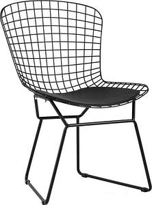 Стул Stool Group Bertoia с черной подушкой (черный)