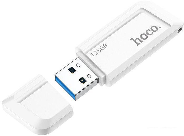 USB Flash Hoco UD11 128GB (белый) - фото 1 - id-p225284849