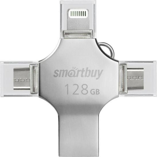 USB Flash SmartBuy MC15 Metal Quad 128GB SB128GBMC15 - фото 1 - id-p225071948