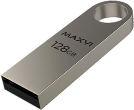 USB Flash Maxvi MK 128GB (серебристый) - фото 1 - id-p225285081