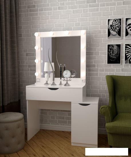 Туалетный столик с зеркалом Мир Мебели Optima S 042 - фото 1 - id-p224850407