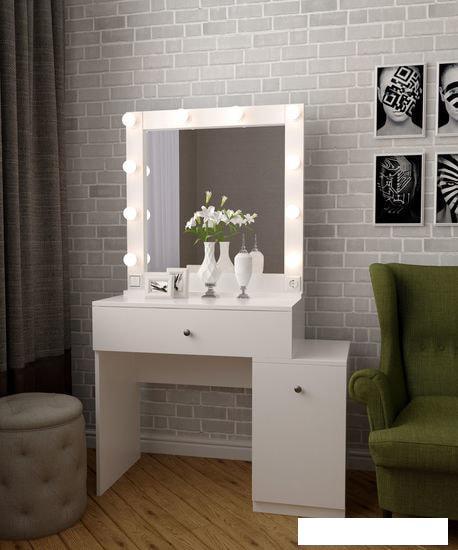 Туалетный столик с зеркалом Мир Мебели Optima S 041 - фото 1 - id-p224850408