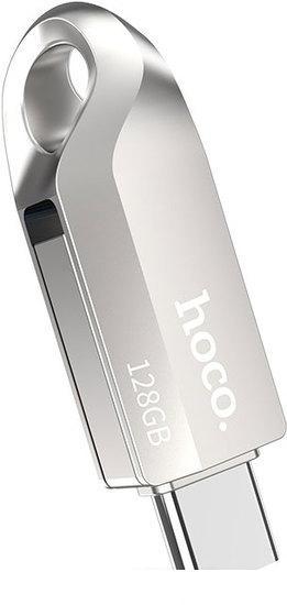USB Flash Hoco UD8 128GB (серебристый) - фото 1 - id-p225433066