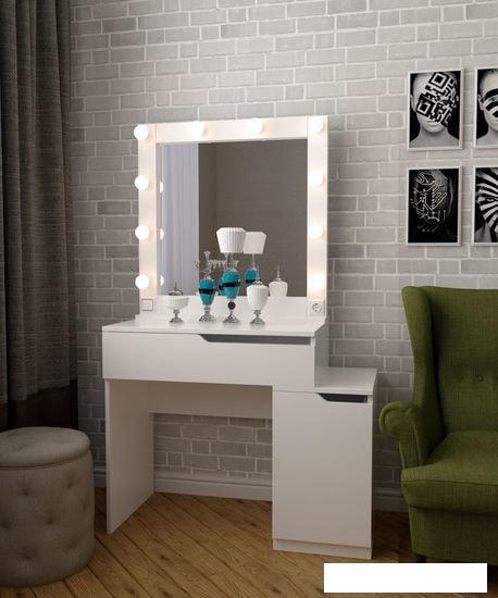 Туалетный столик с зеркалом Мир Мебели Optima S 043 - фото 1 - id-p224850668