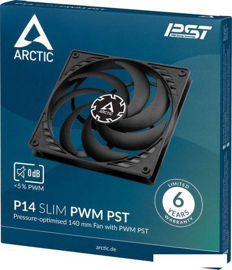 Вентилятор для корпуса Arctic P14 Slim PWM PST ACFAN00268A - фото 5 - id-p225285222