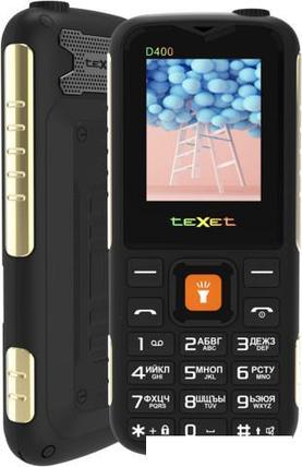 Кнопочный телефон TeXet TM-D400 (черный), фото 2