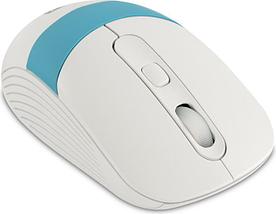 Мышь Oklick 310MW (белый/голубой), фото 2
