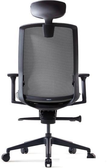 Кресло Bestuhl J1 Black Pl с подголовником (серый) - фото 5 - id-p225283566
