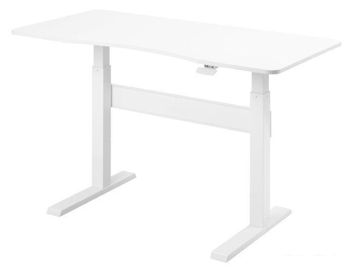 Стол для работы стоя ErgoSmart Air Desk L (белый) - фото 2 - id-p225283710
