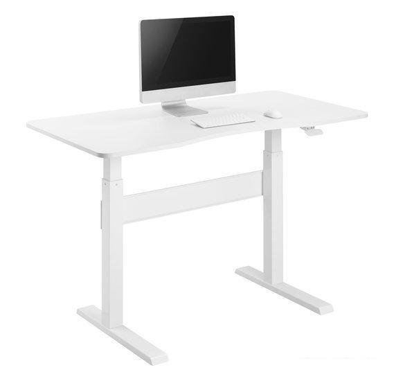 Стол для работы стоя ErgoSmart Air Desk L (белый) - фото 6 - id-p225283710
