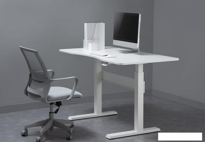 Стол для работы стоя ErgoSmart Air Desk L (белый) - фото 7 - id-p225283710