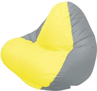 Кресло-мешок Flagman Relax Г4.1-037 (серый/желтый)