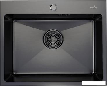 Кухонная мойка Mixline 547234 (черный графит, 3 мм)