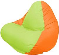 Кресло-мешок Flagman Relax Г4.1-013 (оранжевый/салатовый)