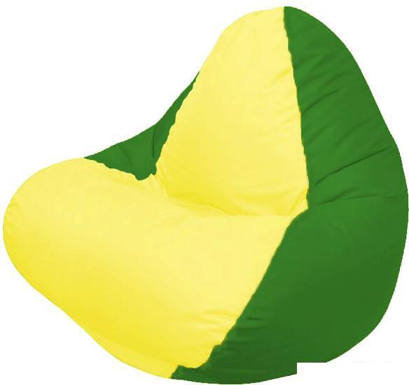 Кресло-мешок Flagman Relax Г4.1-030 (зеленый/желтый) - фото 1 - id-p225159835