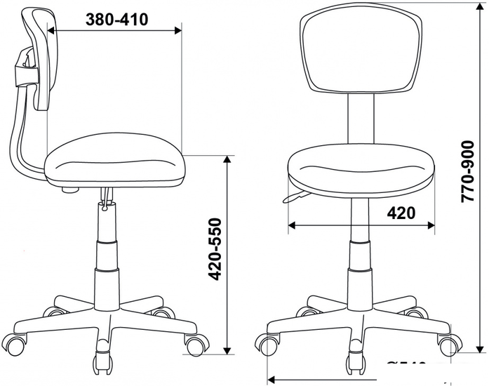 Компьютерное кресло Бюрократ CH-W299 (салатовый/белый) - фото 5 - id-p225411656