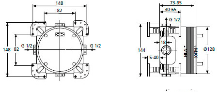 Монтажная коробка Ideal Standard A1000NU, фото 2