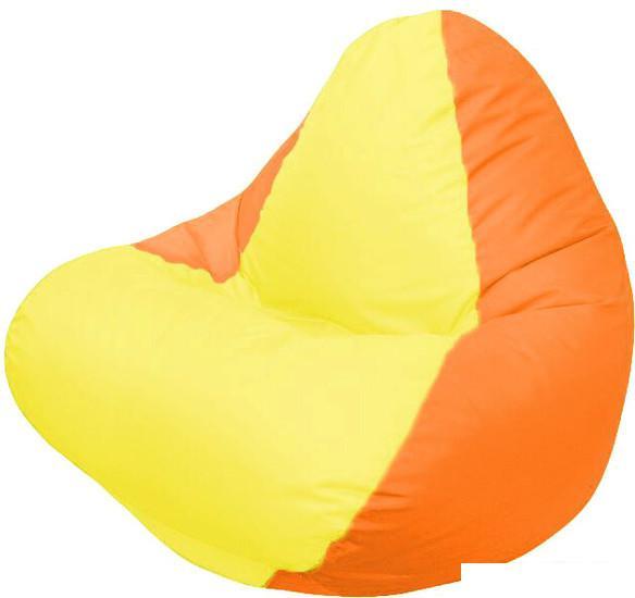Кресло-мешок Flagman Relax Г4.1-034 (оранжевый/желтый) - фото 1 - id-p225160595