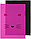 Набор папок-уголков пластиковых №1School 2 шт., толщина пластика 0,18 мм, Kitty, розовая/черная, фото 2