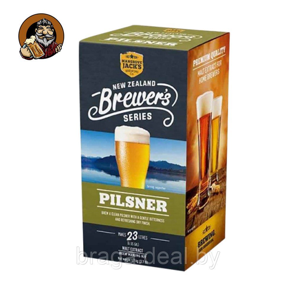 Солодовый экстракт Mangrove Jacks NZ Brewers Series Pilsner, 1,7 кг - фото 1 - id-p225508489