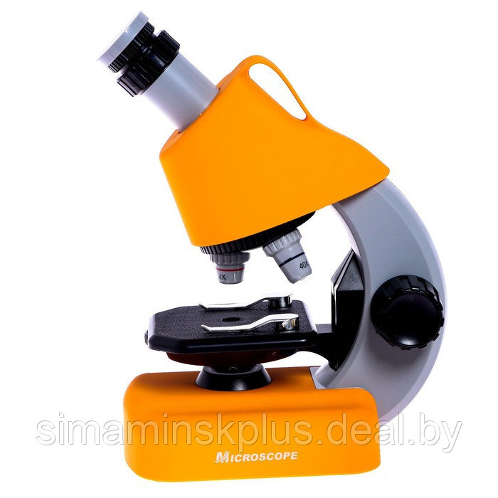 Микроскоп детский «Юный ученый» кратность х100, х400, х1200, подсветка, цвет жёлтый - фото 3 - id-p225509352