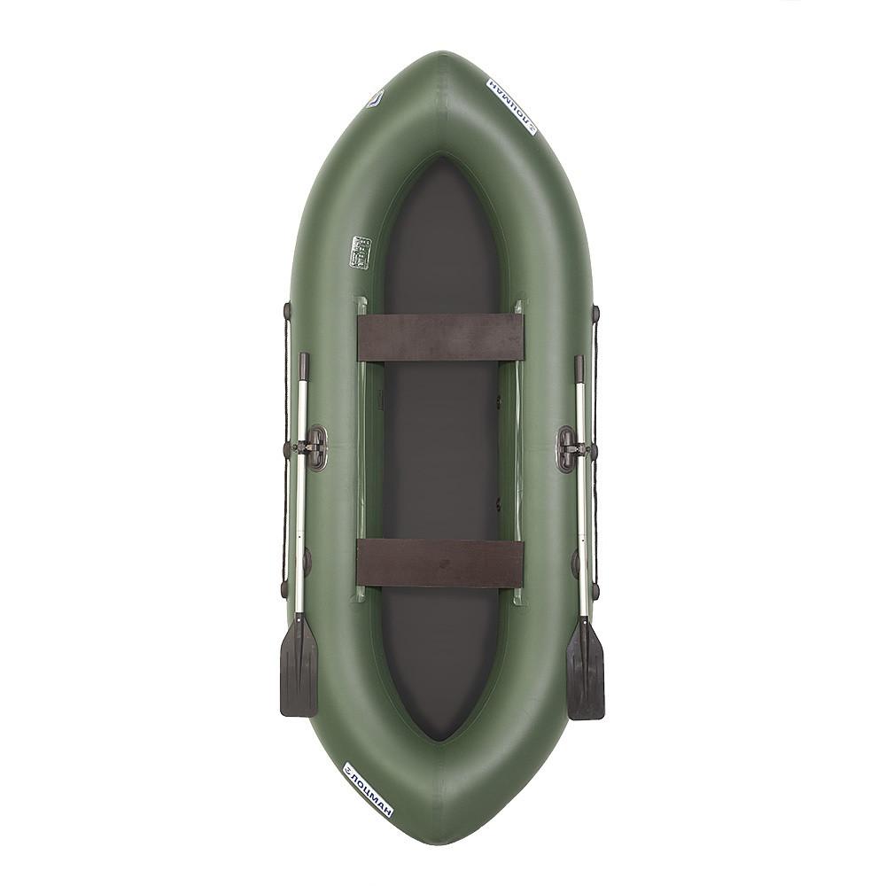 Лодка гребная Лоцман Турист 300 (зеленый) - фото 2 - id-p225508773