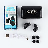 Наушники беспроводные "Sport life", модель VBT 1.0, 7,5 х 4,8 см