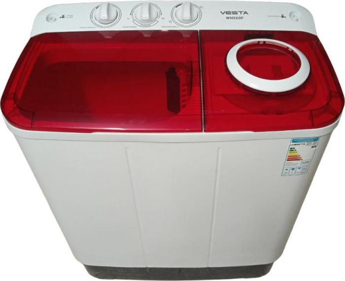 Активаторная стиральная машина для дачи полуавтомат с вертикальной загрузкой и отжимом VESTA WME60P 6 кг - фото 1 - id-p225509465