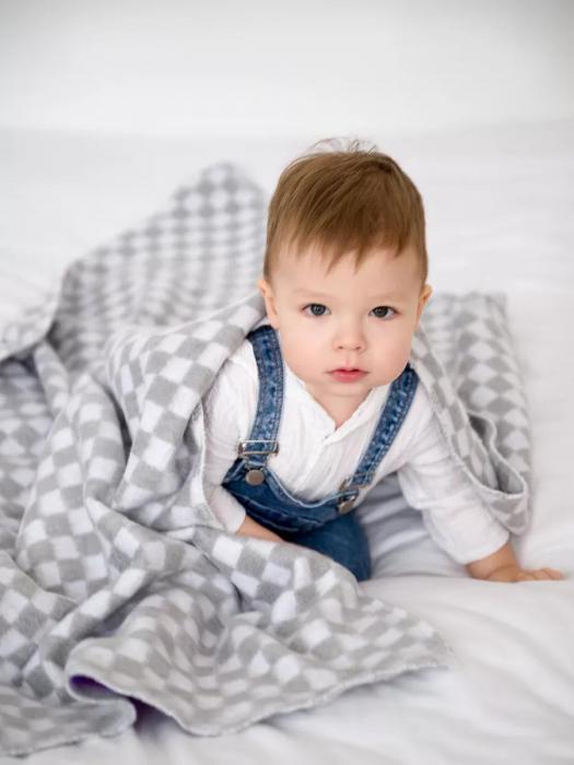Байковое одеяло для новорожденного детей 110x140 в роддом детское фланелевое хлопковое тонкое одеяльце плед - фото 3 - id-p225509580