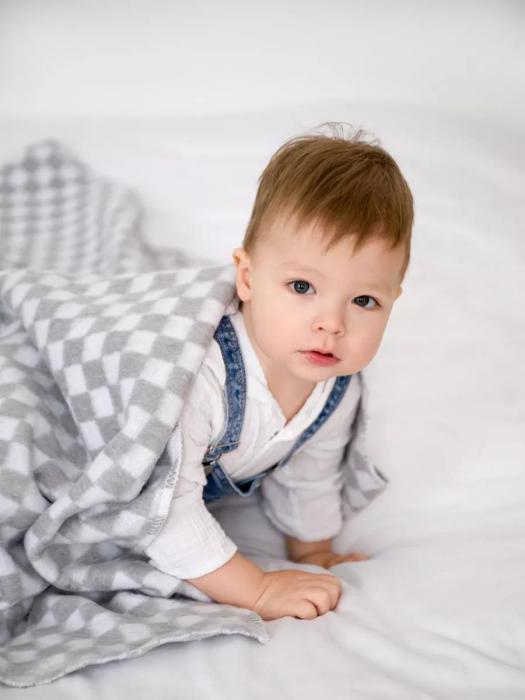 Байковое одеяло для новорожденного детей 110x140 в роддом детское фланелевое хлопковое тонкое одеяльце плед - фото 4 - id-p225509580