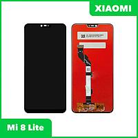 LCD дисплей для Xiaomi Mi 8 Lite в сборе с тачскрином (черный)