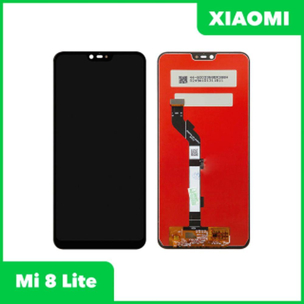 LCD дисплей для Xiaomi Mi 8 Lite в сборе с тачскрином (черный) - фото 1 - id-p225509770