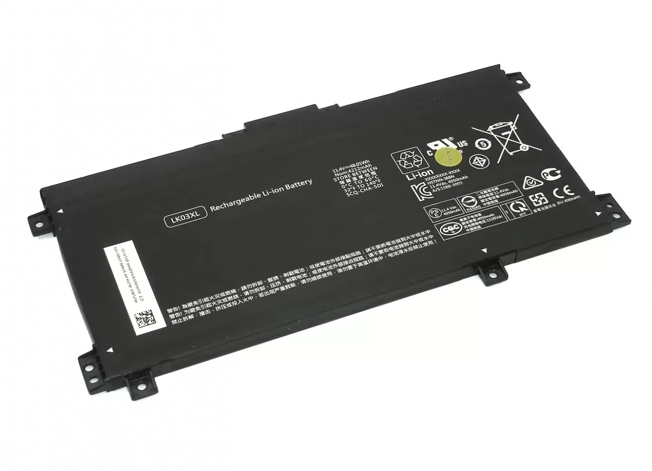 Аккумулятор (батарея) LK03XL для ноутбука HP Envy 17M, 11.55В, 4830мАч, 55.8Вт - фото 1 - id-p225509775
