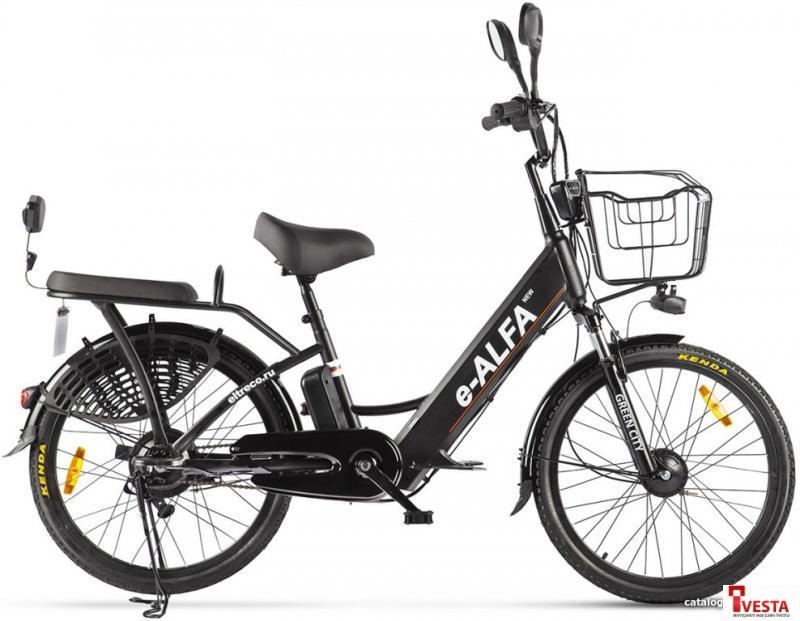 Электровелосипед Eltreco Green City E-Alfa New (черный) - фото 1 - id-p225509725