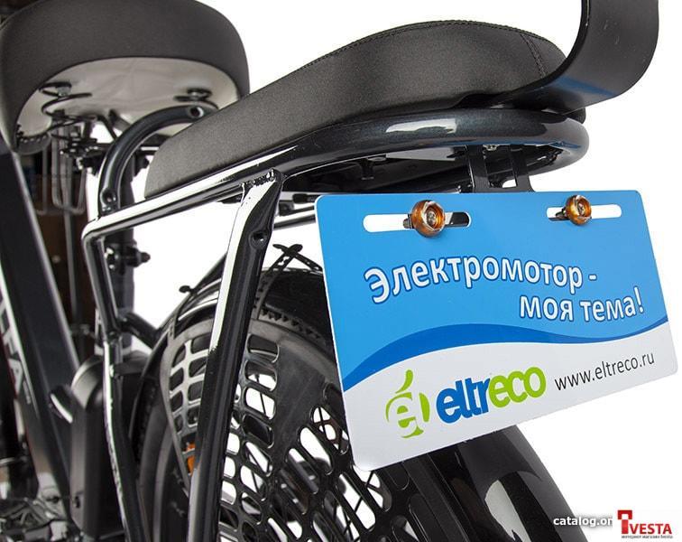 Электровелосипед Eltreco Green City E-Alfa New (черный) - фото 6 - id-p225509725