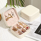 Шкатулка для украшений Compact Storage Box / Мини - органайзер дорожный  Розовый, фото 9