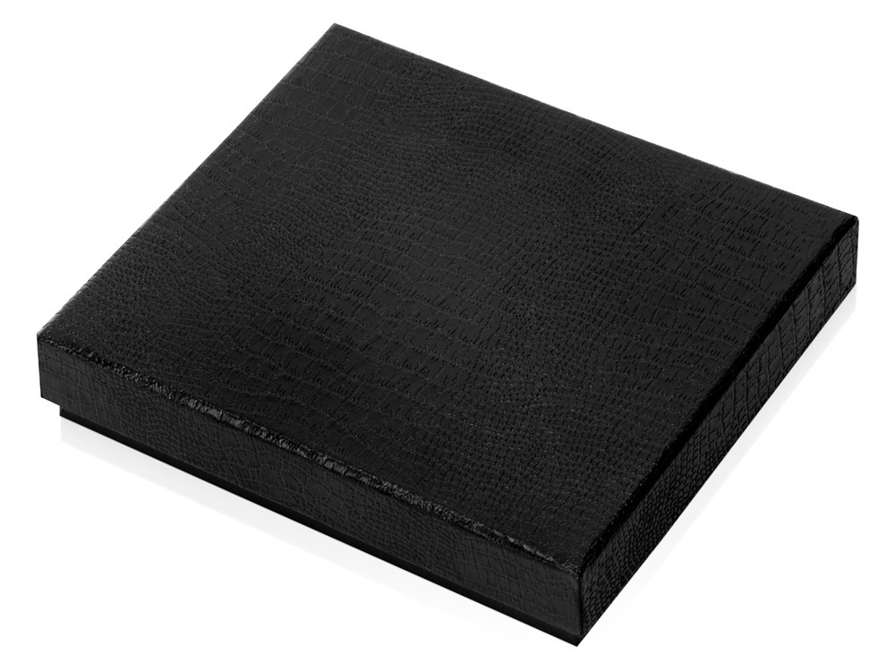 Подарочная коробка 13 х 14,8 х 2,9 см, черный - фото 1 - id-p225511643