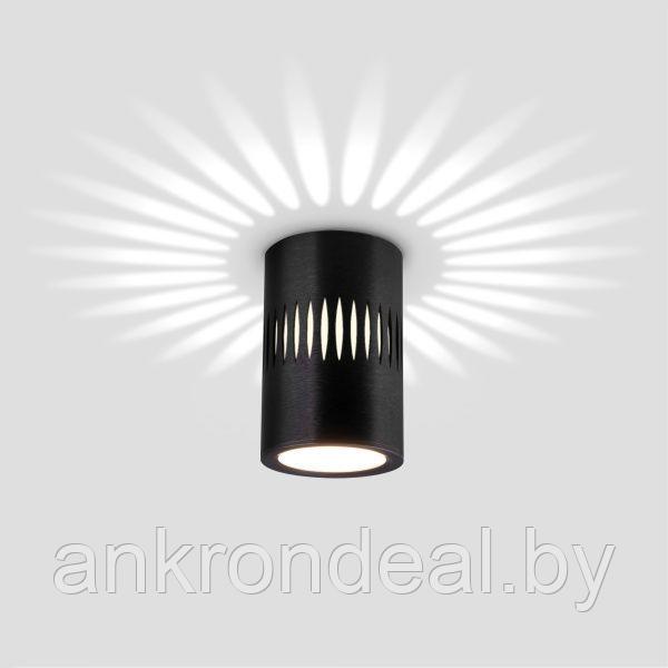 Светильник светодиодный накладной с подсветкой черный DLS026 Elektrostandard - фото 1 - id-p225514412