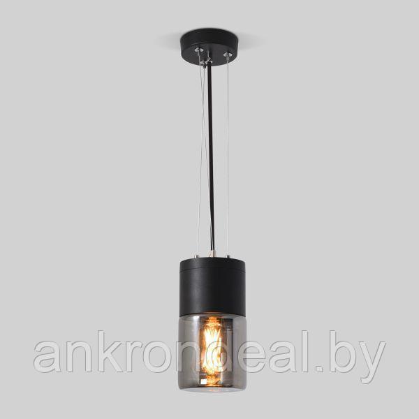 Светильник светодиодный уличный подвесной Roil чёрный/дымчатый плафон IP54 35125/H Elektrostandard - фото 1 - id-p225514510