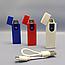 Зажигалка USB пьезозажигалка USB LIGHTER (беспламенная, перезаряжаемая). Белая, фото 2