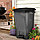 Бак для мусора 100л с крышкой, на колесах, дым Spin&Clean Freestyle SC700221026, фото 5
