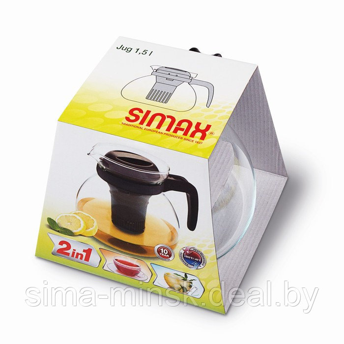 Чайник SIMAX Svatava с пластиковым фильтром 1,5 л - фото 2 - id-p225521057