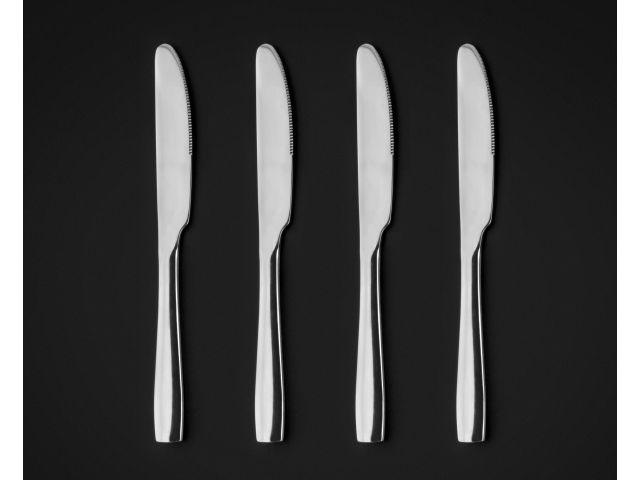 Набор ножей столовых, 4 шт., глянцевый, серия Majestic, PERFECTO LINEA