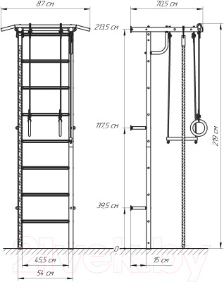 Шведская стенка Rokids Роки-2 - фото 10 - id-p224279954